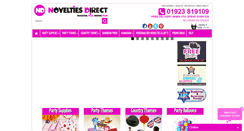 Desktop Screenshot of novelties-direct.co.uk